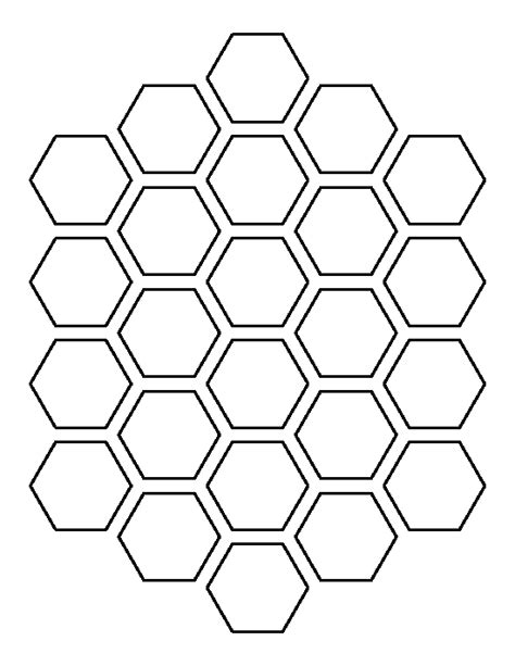 Honeycomb Template Printable